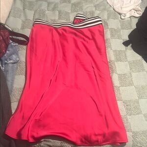 Ava & Viv Pink Midi Pencil Skirt for Casual Wear